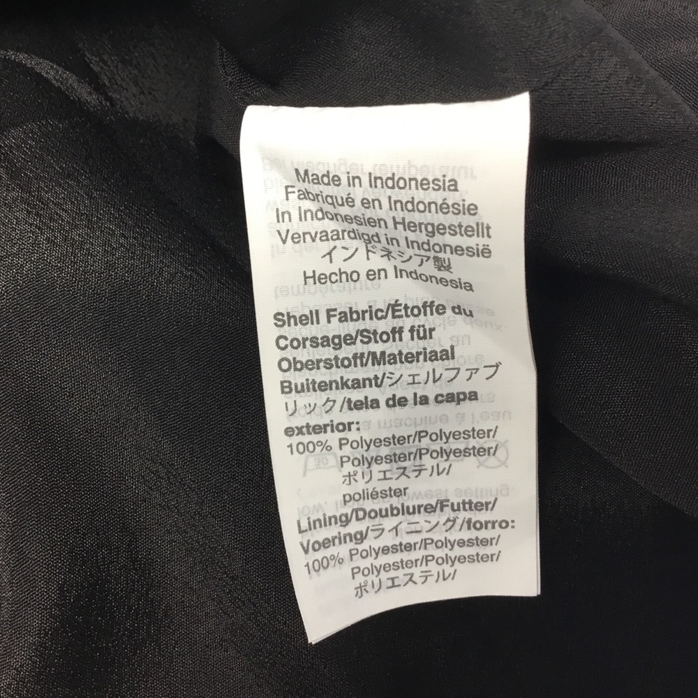 J. Crew Tie Neck Ruffle Midi Dress in Midnight Dutch Floral Size 6 - Picture 12 of 14